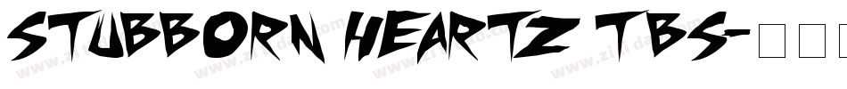 Stubborn Heartz TBS字体转换